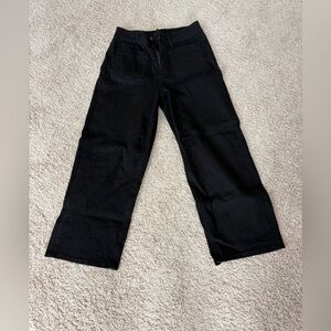 Quince Black Wide Leg jeans